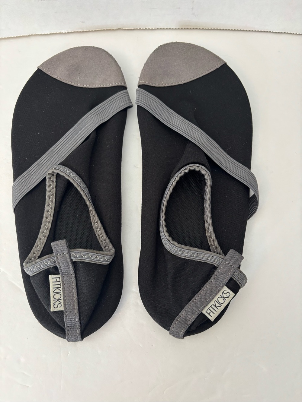 Unisex Black and Gray Slip-On Water Shoes